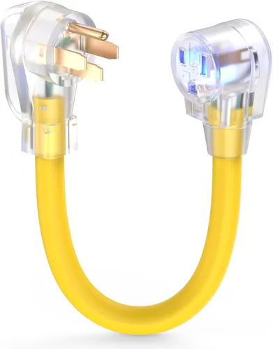 Vista 9 de TOOLIOM 30A NEMA 10-30P a 14-50R Adaptador de cargador EV, 125/250V
