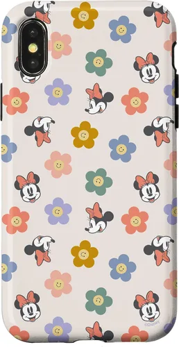 Vista 5 de Funda para iPhone 11 de Disney Minnie Mouse Springtime Flowers and Happy Smiles
