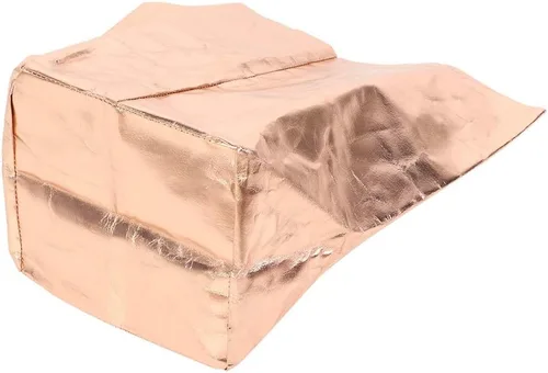 Vista 2 de Fydun Kraft Paper Washable Reusable Planting Bag Plant Growing Bags for Garden Balcony Rose Gold20x20cm Kraft Paper Washable Reusable for Family