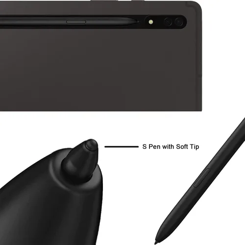 Vista 4 de Galaxy Tab S7 S Pen (Con Bluetooth) Reemplazo para Samsung Galaxy Tab S7, Tab S7+ Plus, Galaxy Tab S7 FE Pen Touch Stylus Pen + puntas/puntas