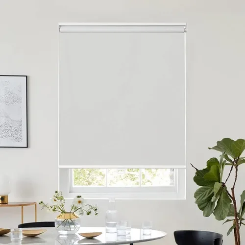Vista 3 de Persianas enrollables sin cordón para ventanas, persianas opacas de tela para bloqueo de luz, aislamiento térmico, persianas fáciles de levantar