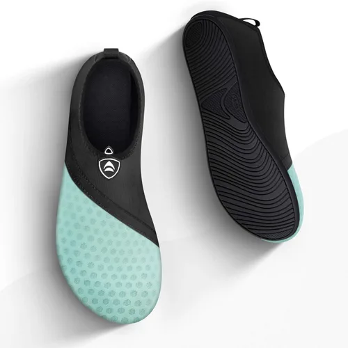 Vista 6 de SAYOLA - Zapatos acuáticos para natación, playa, piscina, yoga y surf, con secado rápido, sensación descalza y estilo calcetín (SB001)