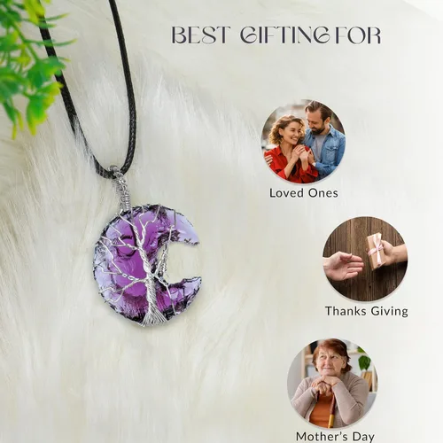 Vista 5 de Crystal Necklace, Crystals, Crystal Gifts, Gemstones, Crystal Pendant, Spiritual Gifts
