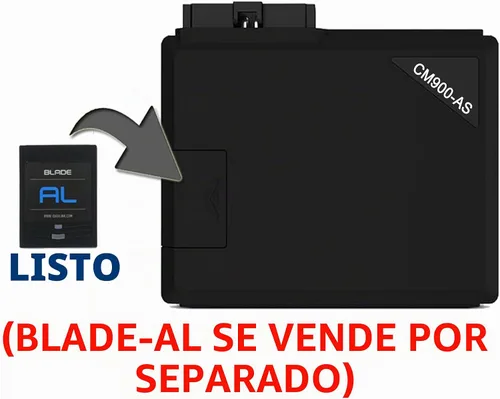 Vista 5 de Compustar CS7900-AS Paquete todo en uno de arranque remoto de 2 vías y alarma con rango de 3000 pies