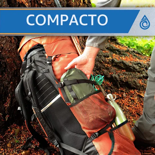 Vista 4 de AquaQuest Hideaway Bivy Stealth Compacto de un solo polo impermeable transpirable con malla mosquitera para caza, senderismo, camping, verde oliva