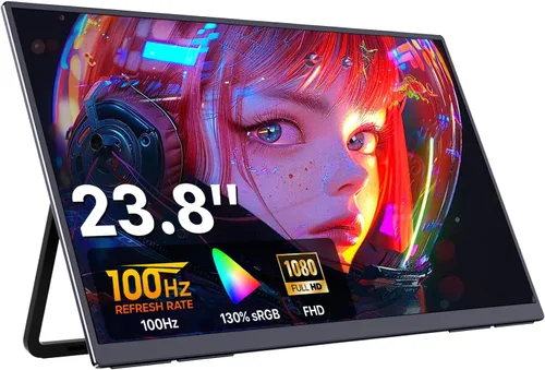 Vista 11 de cocopar Monitor portátil 15.6" 1080P 60Hz 85% sRGB IPS Monitor de viaje con USB-C HDMI Pantalla portátil para laptop MacBook Surface PC PS4/5