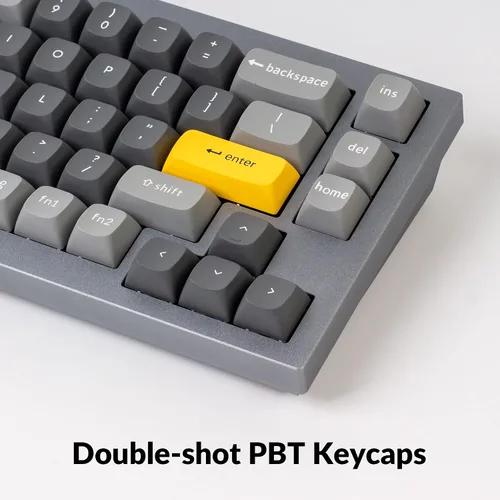 Vista 3 de Keychron Q2 Teclado mecánico personalizado con cable macro programable QMKVIA aluminio completo interruptor Gateron G Pro Brown intercambiable 65