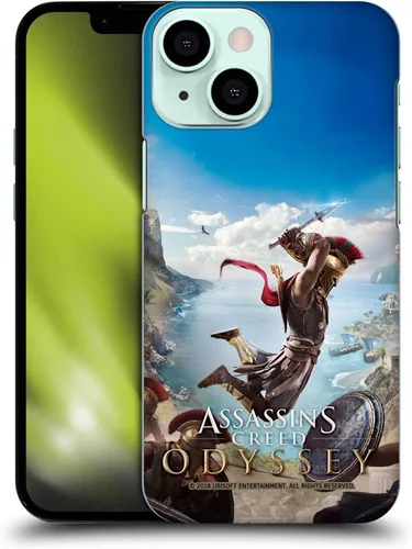 Vista 10 de Head Case Designs Funda rígida con licencia oficial de Assassin's Creed Alexios e Ikaros Odyssey Key Art compatible con Apple iPhone 13 Mini