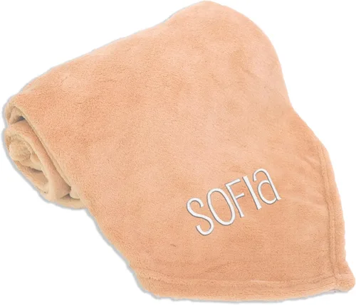 Vista 10 de Threadart Manta personalizada bordada con nombre súper suave y ultrasuave, manta de forro polar de 50 x 60 pulgadas, bordado personalizado incluido
