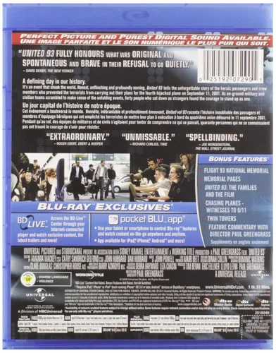 Vista 2 de United 93 [Blu-ray]