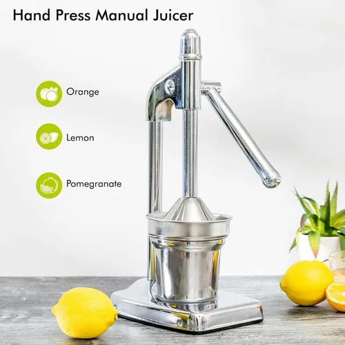 Vista 2 de Cast Iron Juicer Hand Press, Cast Iron Juicer, Effective Stainless Steel Manual Juice, Heavy Duty Hand Press Juice Extractor for Fresh Lemonade