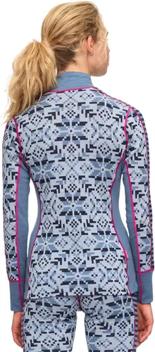 Vista 2 de Kari Traa Else Half Zip Baselayer - Camisa premium 100% lana merino