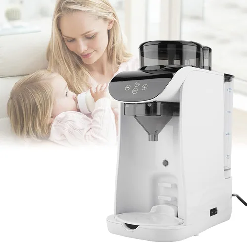 Vista 5 de GLOGLOW Mezclador inteligente multifuncional para leche para bebés, para fórmula, temperatura ajustable, beber agua tibia, función, adecuado