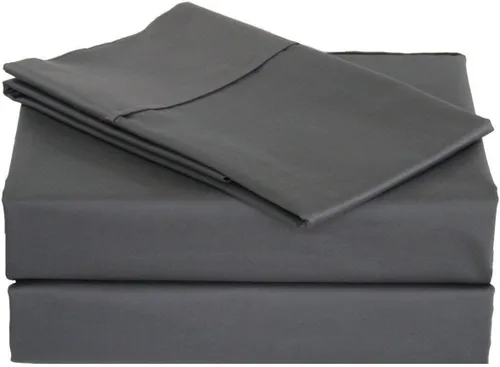 Vista 7 de Juego de sábanas de lujo de 600 hilos para sofá cama – Pima algodón 4 piezas sofá doble negro sólido ajuste hasta 5 pulgadas de profundo bolsillo