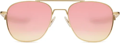 Vista 2 de SOJOS Gafas de sol de aviador polarizadas pequeñas para hombres y mujeres, clásico doble puente cuadrado, aviadores SJ1179