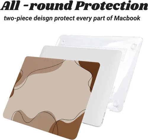 Vista 10 de Funda rígida compatible con MacBook Pro de 13 pulgadas 2012 2011 2010 2009 2008 versión A1278 con CD-ROM, funda de plástico para laptop cubierta