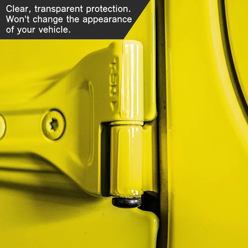 Vista 3 de Kit de protección de bisagra de puerta, compatible con Jeep Wrangler JL/JLU/Gladiator - 2 o 4 puertas (2019-2026. Cobertura para 5 puertas en total)