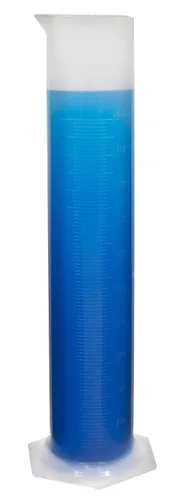 Vista 2 de Cilindro graduado de polipropileno, base circular, 67.6 fl oz