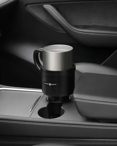 Vista 5 de Adaptador expansor de portavasos de automóvil mejorado con base ajustable desplazada, compatible con Yeti Ramblers de 14/24/36/46 oz, Hydro Flasks