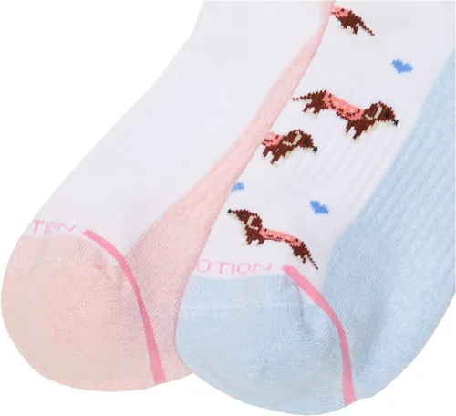 Vista 4 de Dr. Motion Calcetines de compresión de corte bajo para mujer, paquete de 2