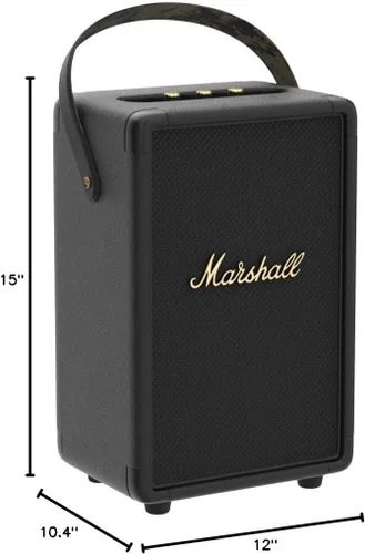 Vista 7 de Marshall Tufton - Altavoz Bluetooth portátil, negro y latón