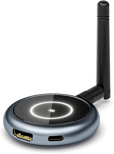 Vista 13 de AIMIBO Transmisor HDMI inalámbrico 2026 y 2 receptores, decodificación 4K 1080P@60Hz, 656FT/200M, espejo de aplicación Tutuplay, extensor