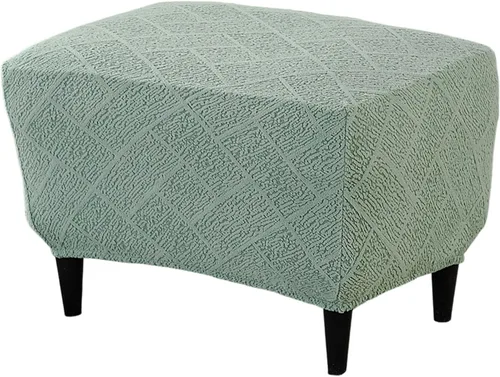 Vista 36 de Funda elástica para silla, funda otomana rectangular de almacenamiento, funda otomana para reposapiés, fundas otomanas para taburete de pie