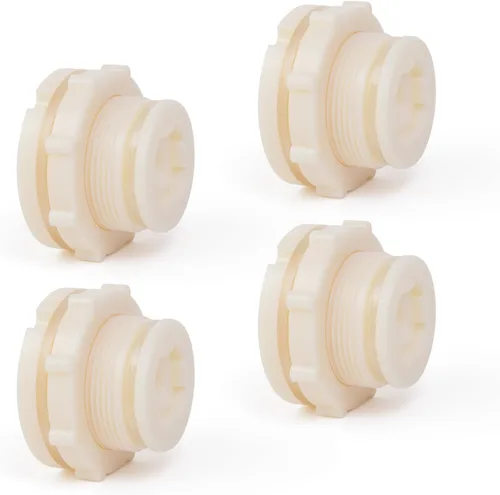 Vista 10 de ChillWaves Adaptador de conector de rosca doble de 3/4 pulgadas para tanque de agua, acuarios, barriles de lluvia (paquete de 8)
