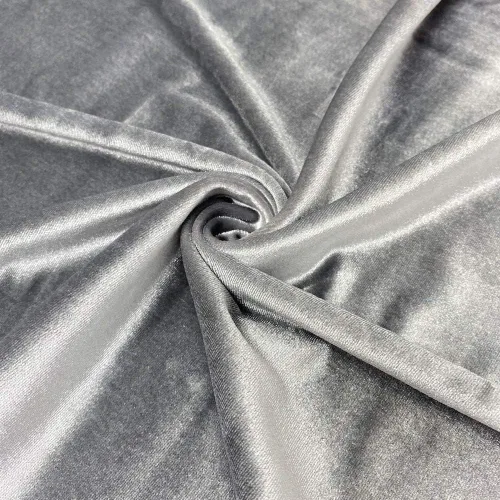 Vista 18 de Valentina Textile Inc La tela de terciopelo elástico mide 58/60 pulgadas de ancho (1 yarda, azul bebé)