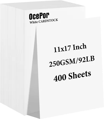 Vista 30 de OcePor 100 hojas de cartulina negra de 8.5 x 11 pulgadas, cartulina negra de 92 libras/250gsm, papel grueso de cartulina, papel pesado de cartulina