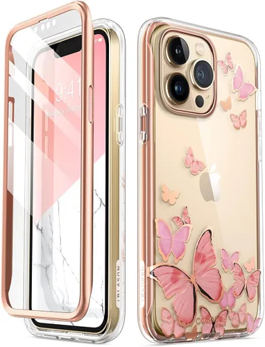 Vista 8 de i-Blason Funda protectora elegante, delgada y completa con protector de pantalla integrado para iPhone 13 Pro de 6.1 pulgadas, serie Cosmo
