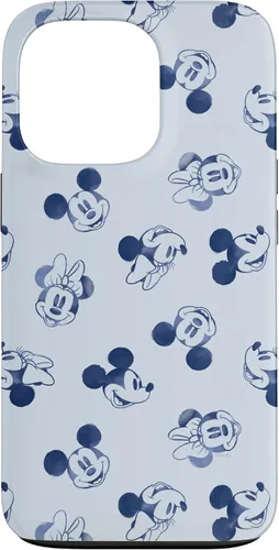 Vista 10 de Funda retro para iPhone 16 Disney Minnie y Mickey Mouse Icon Faces Vintage Art Retro