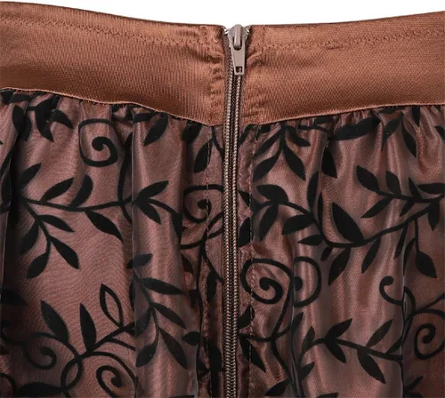 Vista 5 de Zhitunemi Disfraz steampunk de talla grande para mujer, vestido de pirata, falda renacentista, trajes altos y bajos, trajes de salón para niña