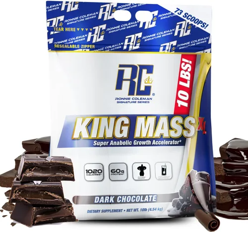 Vista 9 de Ronnie Coleman Signature Series King Mass XL Mass Gainer - Proteína en polvo, ganador muscular, 2.16 onzas de proteína, 6.35 oz de carbohidratos