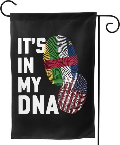 Vista 4 de The Central African Republic It's in My DNA Garden Flag 28"x40" Inch Double Sided Garden Flags Home Lawn Outdoor Decor Flags Party Banner Welcome