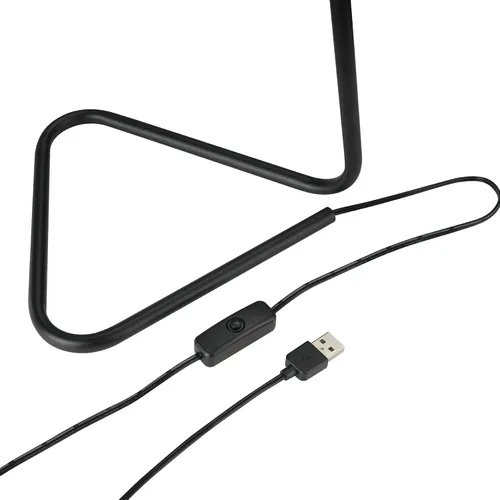 Vista 7 de GLOBE Electric 56060 Arden - Lámpara LED de escritorio integrada de 12", cuello de cisne ajustable, interruptor de encendido y apagado en línea