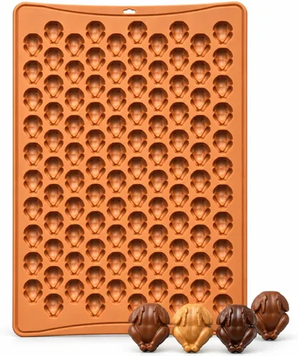 Vista 11 de Mini molde de silicona para árbol de Navidad, bandeja gomosa de caramelo de Alfombrilla flexible de una sola pieza para una fácil liberación, ideal