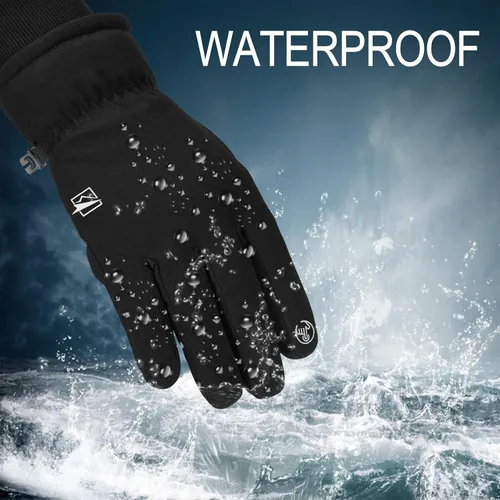 Vista 6 de 30F Guantes de invierno térmicos para correr, para pantalla táctil