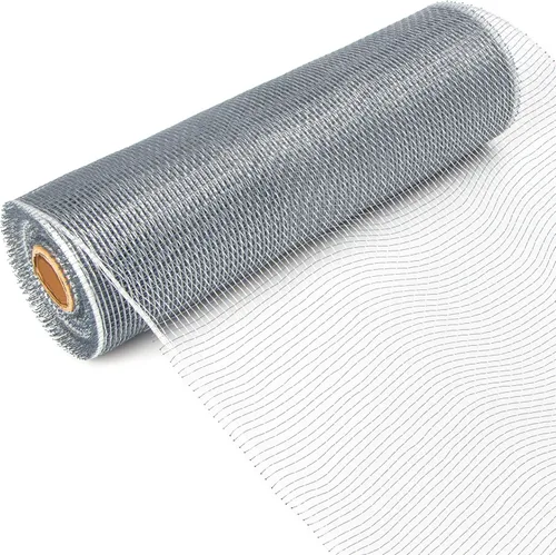 Vista 8 de Ribbli Cinta de malla beige, 10 pulgadas x 30 pies (10 yardas), uso para guirnaldas de corona de Pascua y decoración de otoño (no metálica)