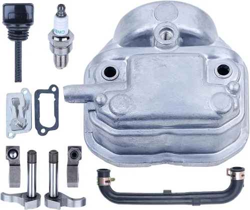 Vista 5 de Para Honda GX25 HHT25S Pieza del motor, Kit de tapa de culata, 12310-Z0H-010, 14730-Z0H-000, 14740-Z0H-000, 14431-Z0H-003, 14441-Z0H-003