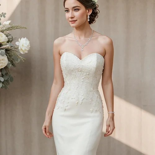 Vista 2 de BriLove Juego de joyas para mujer, diseño de lágrima brillante con circonita cúbica, collar y aretes colgantes de hoja, para novia, dama de honor