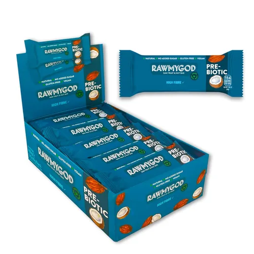Vista 16 de RAWMYGOD Barras de Frutas y Nueces, Sin Gluten, Veganas, Sin Azúcar Añadida