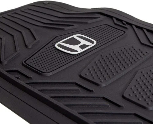 Vista 4 de Plasticolor Honda Weatherpro - Juego de 4 alfombrillas para piso, color negro, talla única