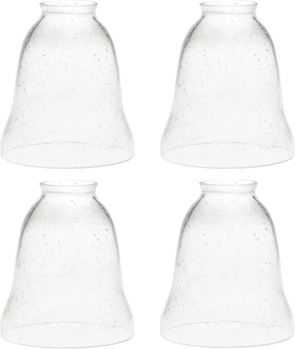 Vista 32 de Aspen Creative 23178-65-4 Pantalla de vidrio de repuesto para ventilador de techo con forma de campana de alabastro transicional, ajuste de 2-1/8