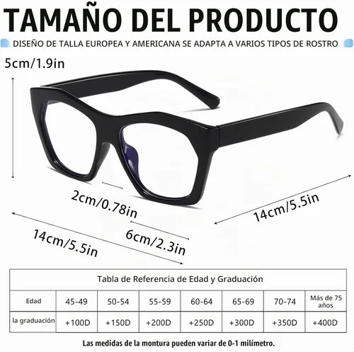 Vista 3 de Viseng Paquete de 3 anteojos de lectura para mujer, diseño de marco, de gran tamaño, bloqueo de luz azul, lector de computadora +0.0 B/3 pares