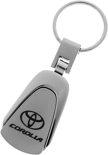 Vista 2 de AU-TOMOTIVE GOLD Llavero de lágrima para Toyota Corolla (cromo)