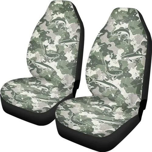 Vista 34 de ELEQIN 250 fundas de asiento delantero de automóvil con bandera patriótica estadounidense, paquete de 2 protectores de asiento de poliéster suaves
