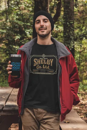 Vista 3 de Pop Threads Peaky Blinders Shelby Merchandise - Camiseta unisex para hombres y mujeres
