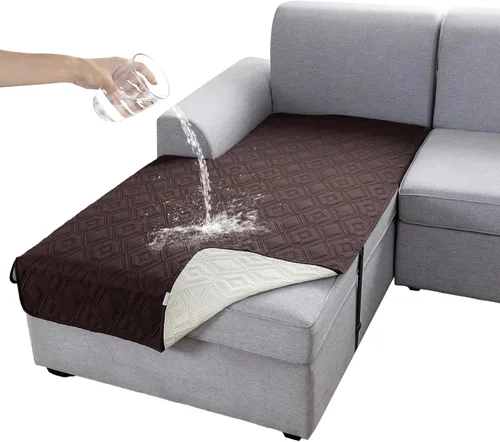 Vista 40 de Genina Juego de 2 Fundas de Reposabrazos para Sofá 100% Impermeables, Fundas para Reposabrazos de Sofá, Sillón, Protectores Antideslizantes