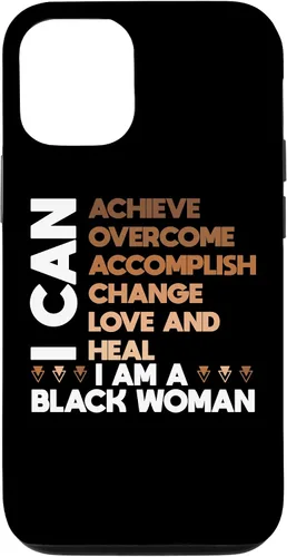 Vista 27 de iPhone 11 Pro Max poderoso negro mujer afirmación afroamericana orgullo caso